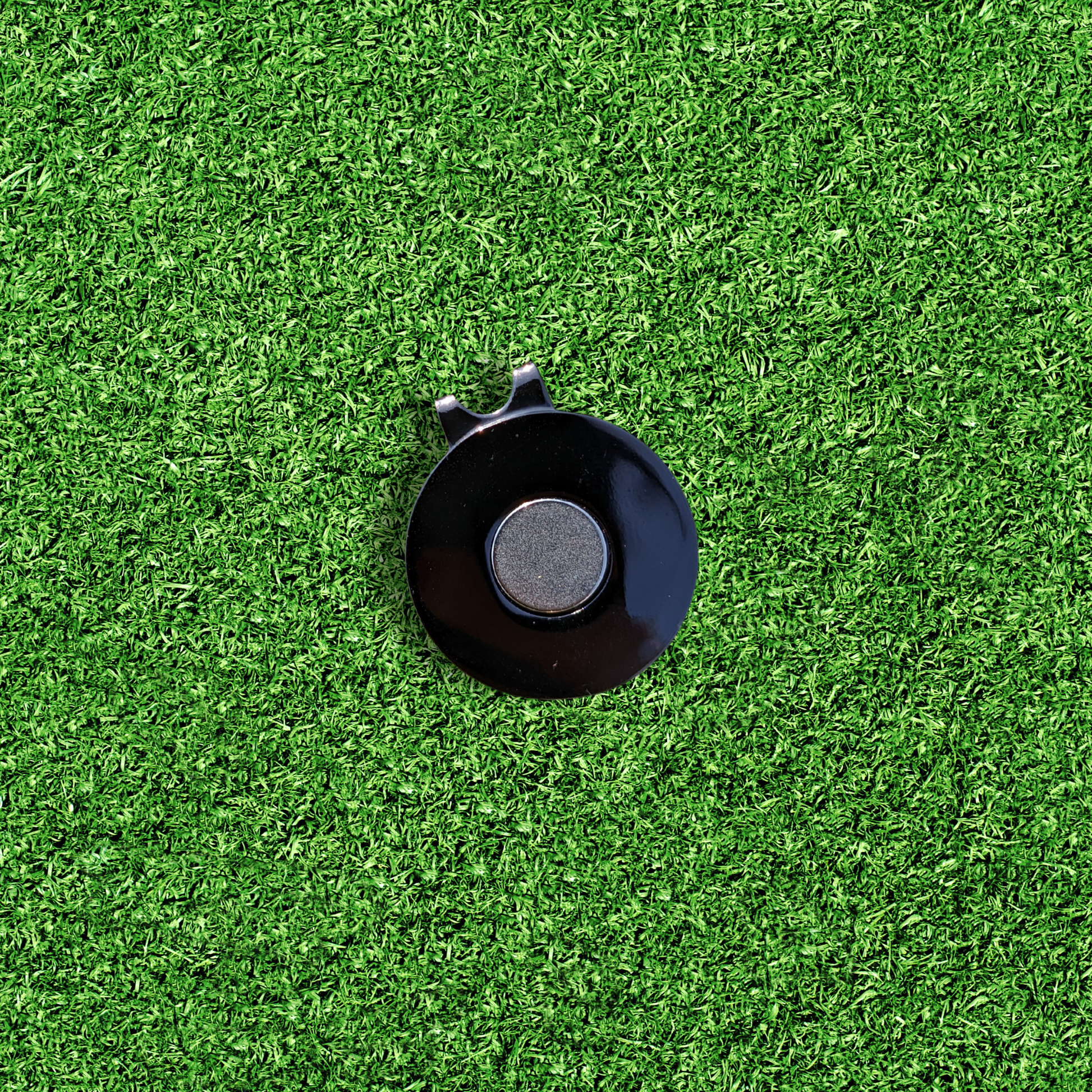 magnetic hat clip for caddie lad golf ball marker